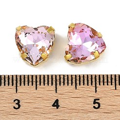 Латунные стеклянные стразы пришивные стразы&nbsp;RGLA-B004-03B-G