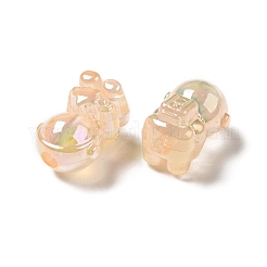 УФ-покрытие радужными переливающимися акриловыми бусинами&nbsp;PACR-M002-06