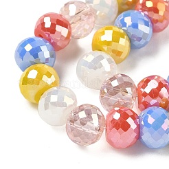 Стеклянные бусины с гальваническим покрытием &nbsp;EGLA-I020-01B