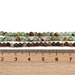 Натуральные хризопразные бисерные пряди&nbsp;LS-G-RM2025425-A01-3mm