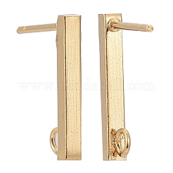 24 шт. фурнитура для сережек-гвоздиков из нержавеющей стали 304 3 размера&nbsp;STAS-LS0001-07