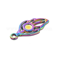 Ионное покрытие (ip) нержавеющая сталь 304 подвеска кабошон оправа&nbsp;STAS-F282-13P