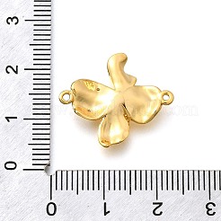 Подвески-цветочки из латуни с прозрачным кубическим цирконием&nbsp;KK-B131-06G