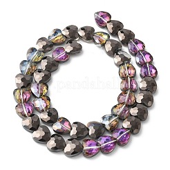 Стеклянные бусины с гальваническим покрытием &nbsp;EGLA-L045-D-HP01