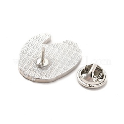 Эмалированная булавка с латунными защелками-бабочками&nbsp;LS-JEWB-A006-04F