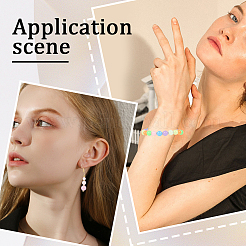 19 цвет светящиеся акриловые бусины&nbsp;MACR-SP0001-73