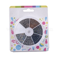 12/0 сорт гальванический стеклянный бисер&nbsp;SEED-JP0007-11