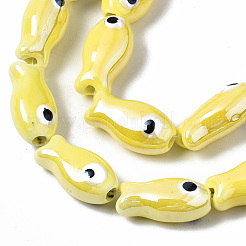 Бусины из фарфора и керамики ручной работы&nbsp;PORC-T006-03L