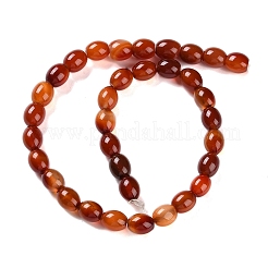 Натуральный красный агат бисер нитей&nbsp;G-NH0019-C02-01