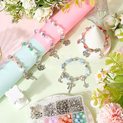 Наборы для самостоятельного изготовления браслетов-цветов с бантом&nbsp;DIY-SC0029-55