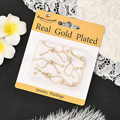 Изготовление 10шт. латунных браслетов-слайдеров&nbsp;KK-BBC0020-73