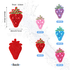 20 шт. двухцветных стразовых накладок&nbsp;PATC-TA0001-07B