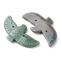 Большие резные подвески из натурального индийского агата&nbsp;G-A288-01H