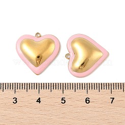 Подвески из нержавеющей стали 304 с эмалью&nbsp;STAS-P380-09G-01