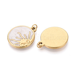 Подвески из нержавеющей стали 304 с эмалью&nbsp;STAS-U061-31G-B