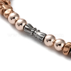 Браслеты из гальванического немагнитного гематита BJEW-G728-05