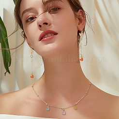 128шт 8 цвета сплава эмаль подвески&nbsp;ENAM-HY0002-97