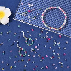 1370шт 10 цвета прозрачные стеклянные бусины&nbsp;GLAA-YW0004-58