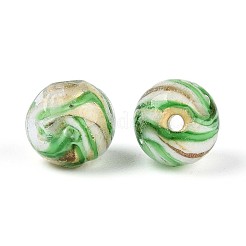 Бусины ручной работы бусины золотого песка&nbsp;LAMP-T024-11D