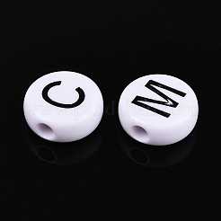 Непрозрачные акриловые эмалированные бусины&nbsp;SACR-T035-17M-02