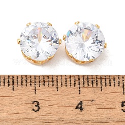 Латунные кабошоны из прозрачного кубического циркония&nbsp;LS-STAS-M294-30A