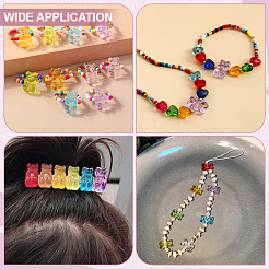 200 г прозрачных акриловых бусин&nbsp;OACR-ME0001-09