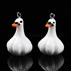 Подвески из непрозрачной смолы в виде животных&nbsp;RESI-T057-08