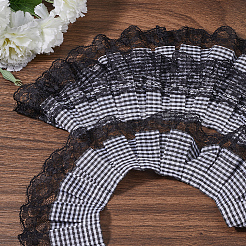 5 ярд полиэстеровой ленты с принтом в клетку&nbsp;OCOR-GF0005-08B