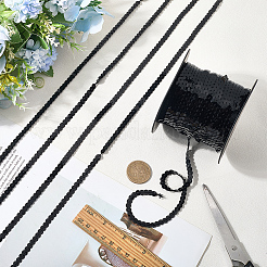 1 рулон ПВХ-бусины с пайетками&nbsp;DIY-SP0005-27A