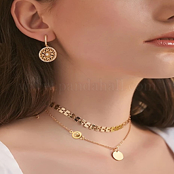 6 шт. застежка-кнопка из нержавеющей стали 201&nbsp;STAS-LP0001-40