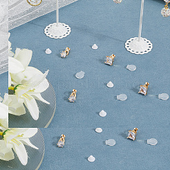 8 шт. 4 стиля латунных клипс для сережек для женщин&nbsp;KK-BBC0019-94