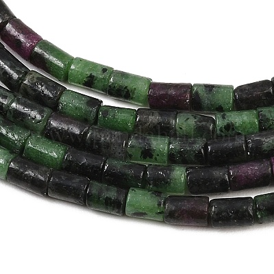 Натуральный рубин в цоизита бусин пряди&nbsp;G-P600-B09-01-1