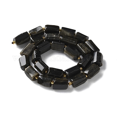 Естественный золотистый отлив обсидиан бисер пряди&nbsp;LS-G-N327-06-40-1