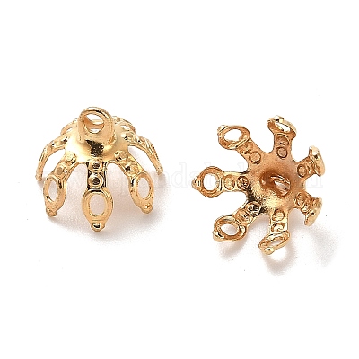 Латунная бусина&nbsp;KK-R211-10KCG-1