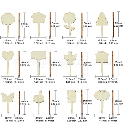 60 шт.&nbsp;WOOD-CJ0002-05-1