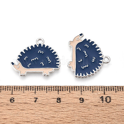 Подвески в виде ежа из эмалированного сплава с покрытием для стеллажей&nbsp;ENAM-T024-79A-P-1