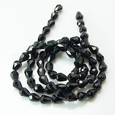 Хрусталя бисер нитей&nbsp;GLAA-D034-15x10mm-14-1