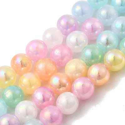 Покрытие прядей натуральными селенитовыми бусинами G-G120-A01-01-06-1