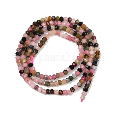 Натуральный турмалин бисер нитей&nbsp;G-RM250101-O16-1