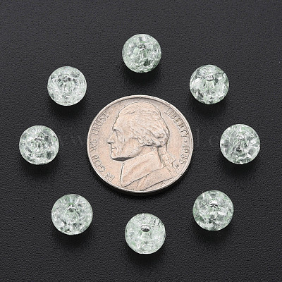 Прозрачных бусин акриловые треск MACR-S373-66-N03-1