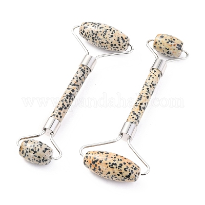 Массажер для лица из натуральной далматинской яшмы&nbsp;MRMJ-G009-45P-1