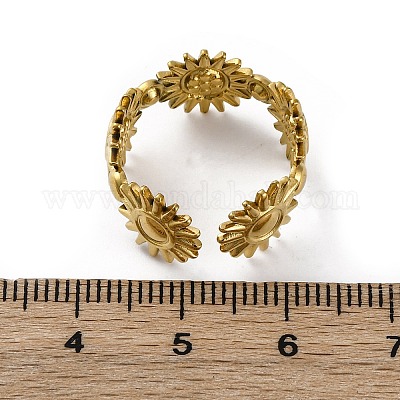 Компоненты открытого кольца манжеты из нержавеющей стали Sun 304&nbsp;RJEW-F174-02G-1