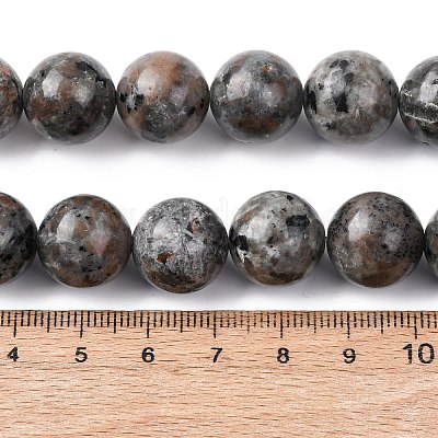 Натуральный флуоресцентный сиенитовый камень (светящийся в ультрафиолетовом свете) бусины нити&nbsp;G-G789-02E-1