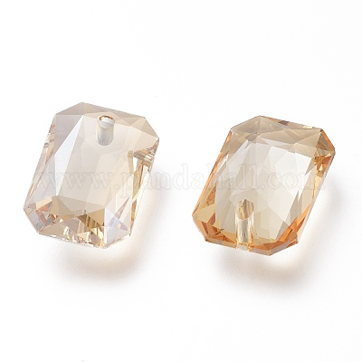 Стеклянные стразы подвески&nbsp;RGLA-A024-J01-001GS-1