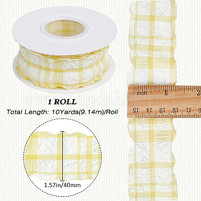 10 м льняной ленты для шитья украшений&nbsp;OCOR-WH20007-03D-1