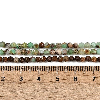 Натуральные хризопразные бисерные пряди&nbsp;LS-G-RM2025425-A01-3mm-1