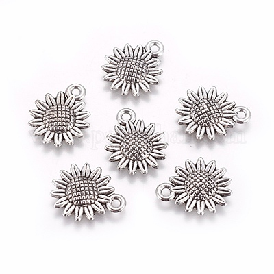 Сплавочные подвески тибетского стиля&nbsp;PALLOY-WH0066-12AS-1