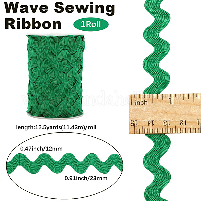 Лента из полиэстерового волнистого кружева&nbsp;OCOR-GF0004-36B-34-1