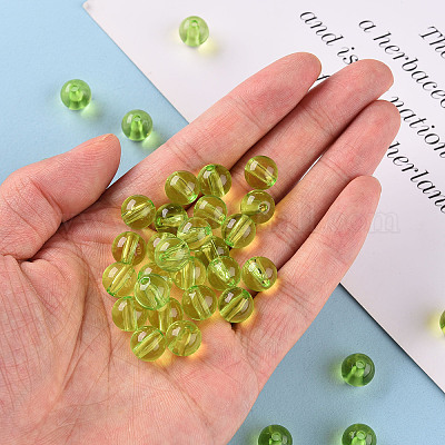 Прозрачные акриловые бусины&nbsp;MACR-S370-A10mm-729-1