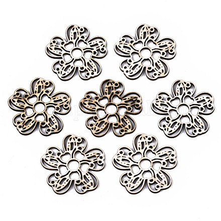 Необработанный натуральный тополь дерево филигрань столярные звенья&nbsp;WOOD-N006-80-1